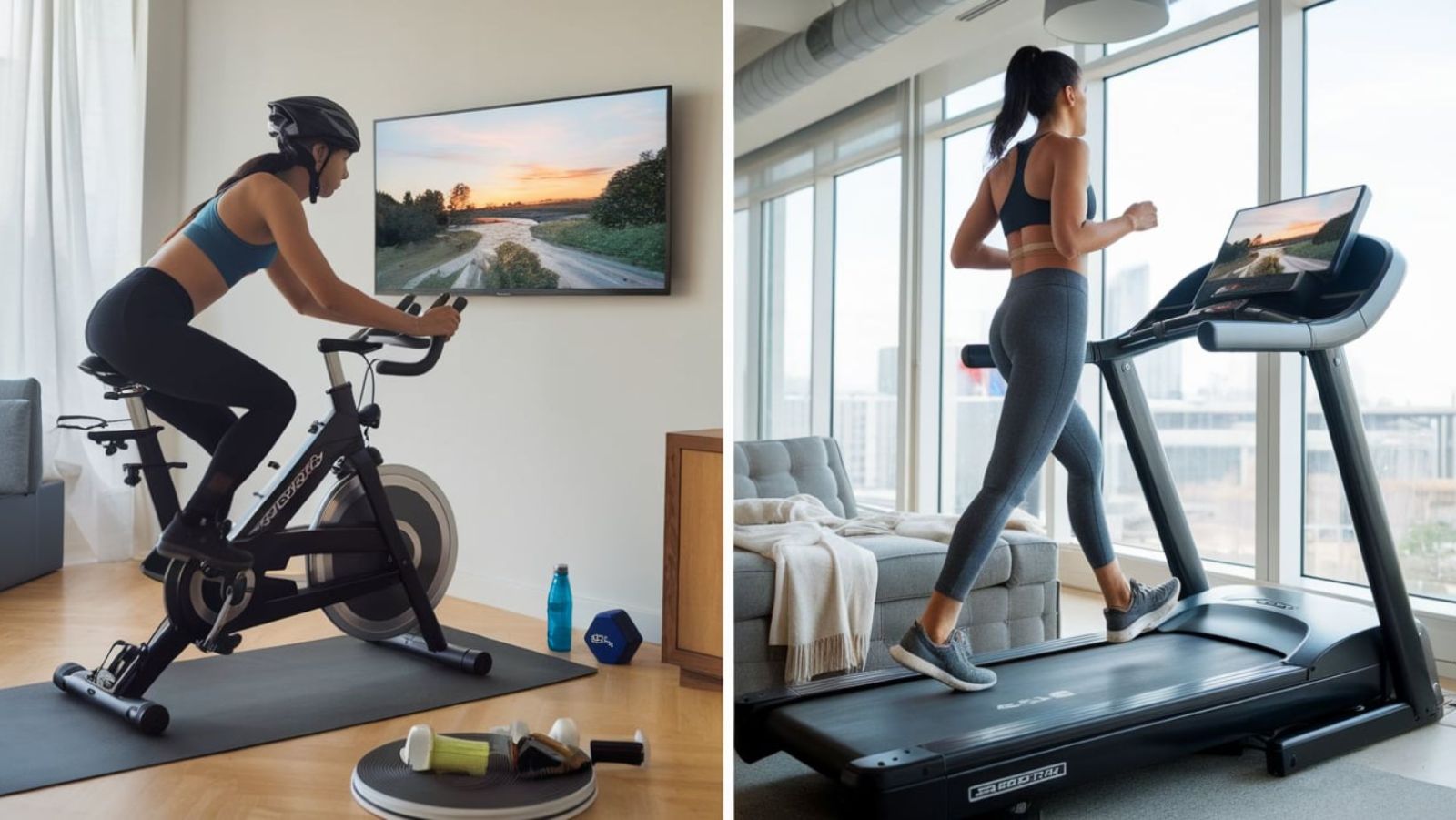 30 min de vélo d’appartement vs. 20 min de course sur tapis qui brûle — free download